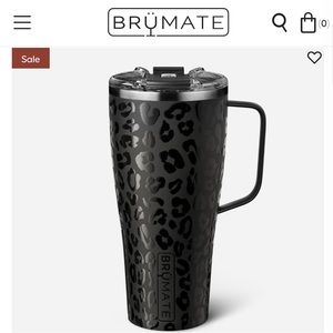 Brumate Toddy XL 32oz in Onyx Leopard